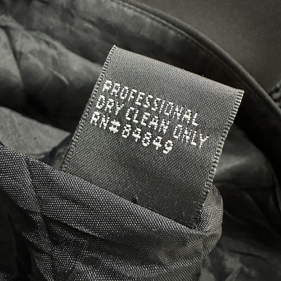 Carmen Marc Valvo Womens Dress 8 Black High Waist Sheath LBD Event Occasion - Picture 14 of 14